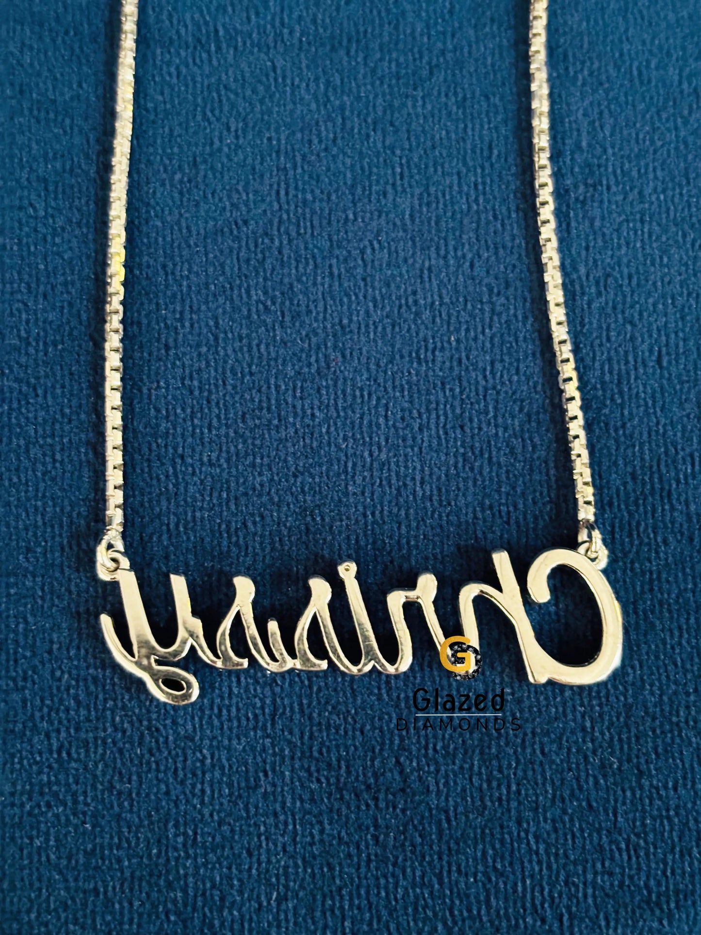 VVS Moissanite Diamond Custom Name Pendant