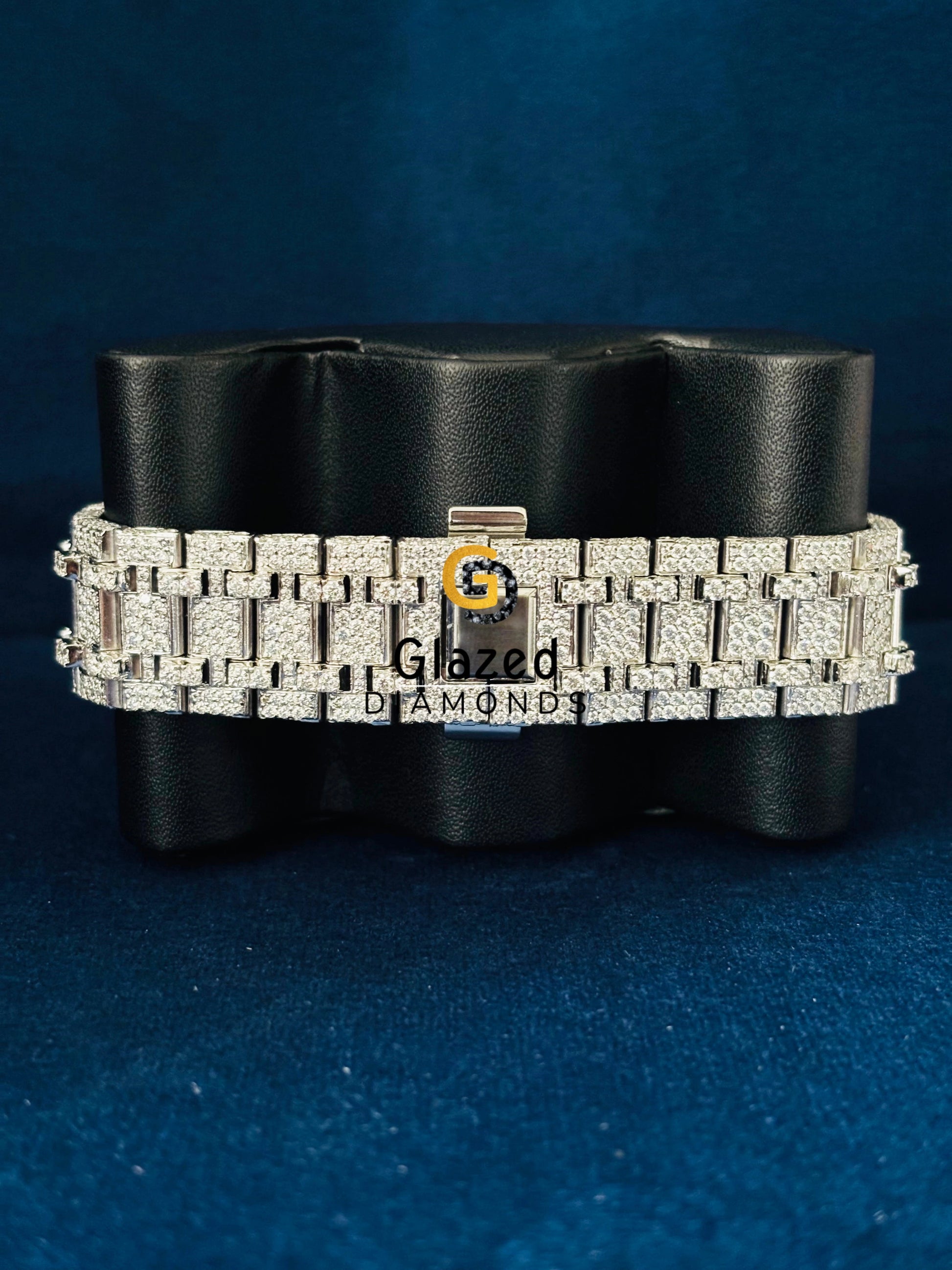 VVS Moissanite Diamond Iced Out Studded Watch