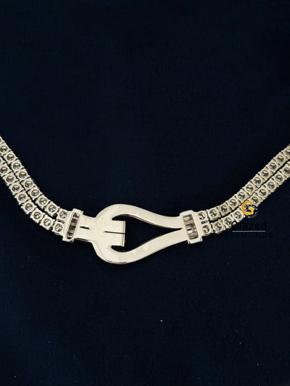 VVS Moissanite Diamond Necklace For Women