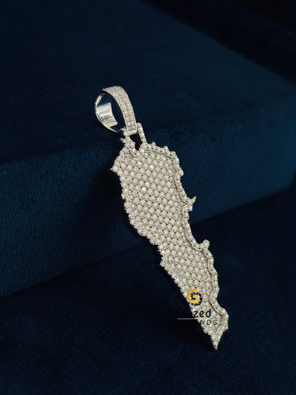 VVS Moissanite Hip Hop Bust Down Pendant For Men