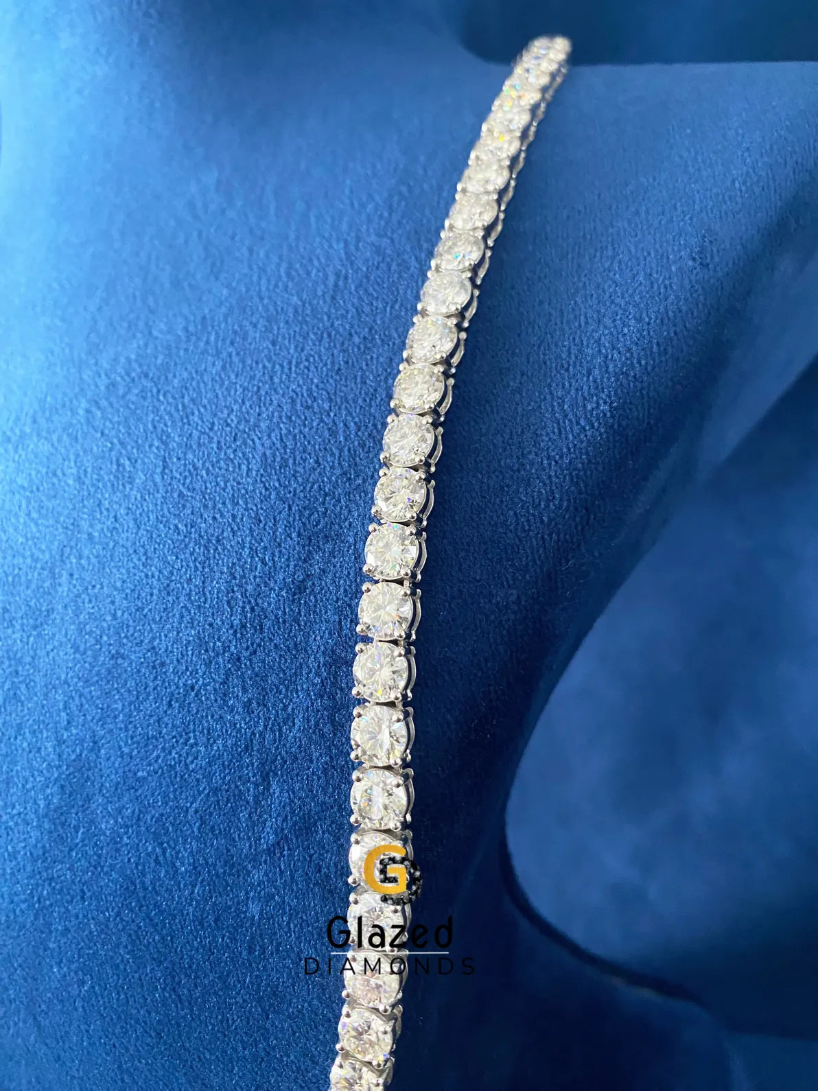 VVS Moissanite Hip Hop Tennis Link Chain
