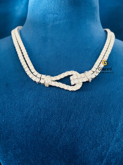 VVS Moissanite Hip Hop Tennis Necklace