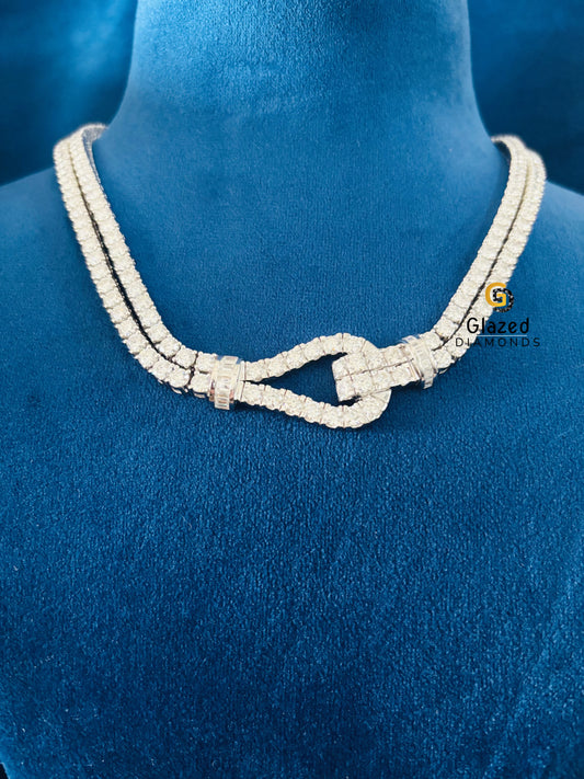 VVS Moissanite Hip Hop Tennis Necklace