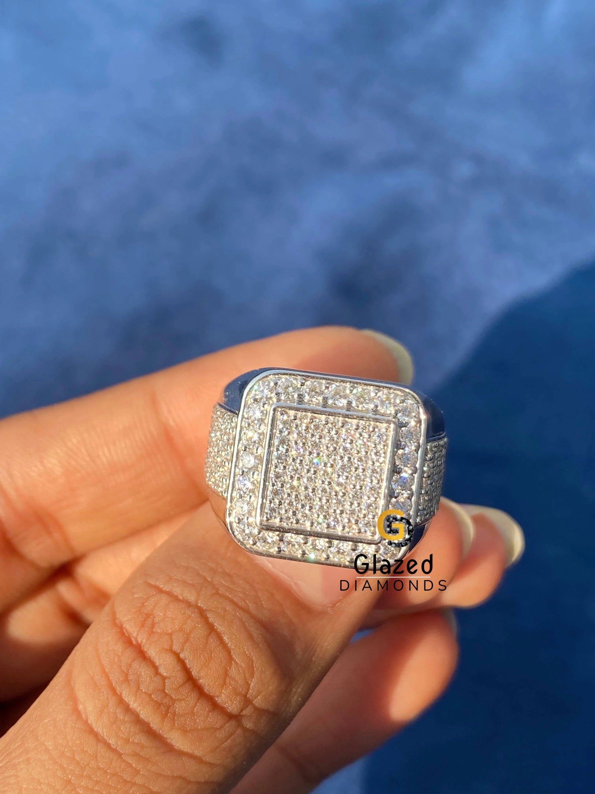 VVS Moissanite Iced Out Hip Hop Ring