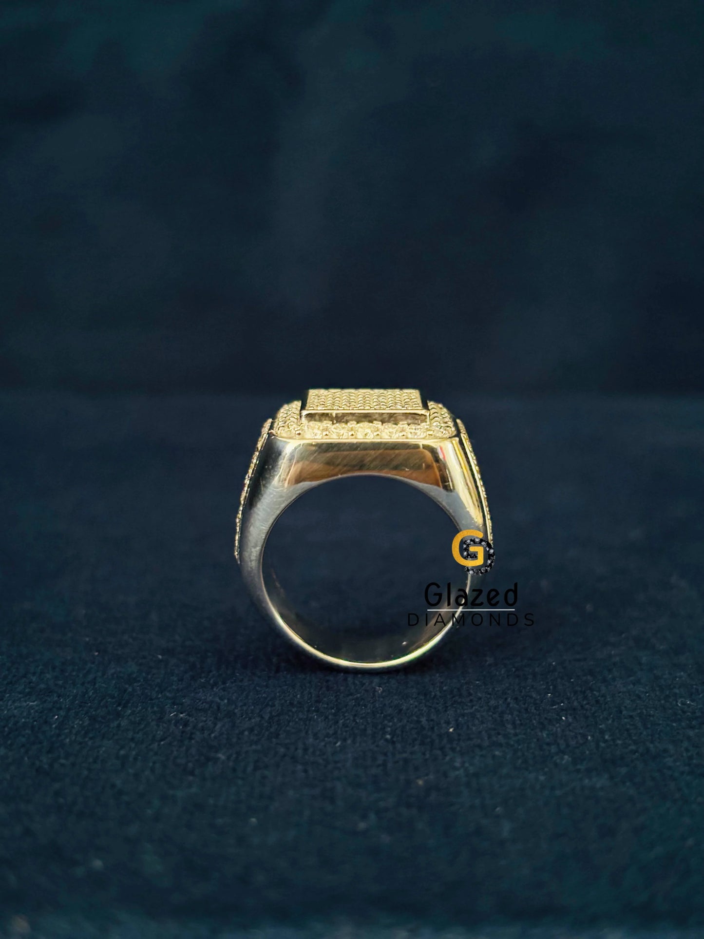 VVS Moissanite Iced Out Stainless Steel Hip Hop Ring