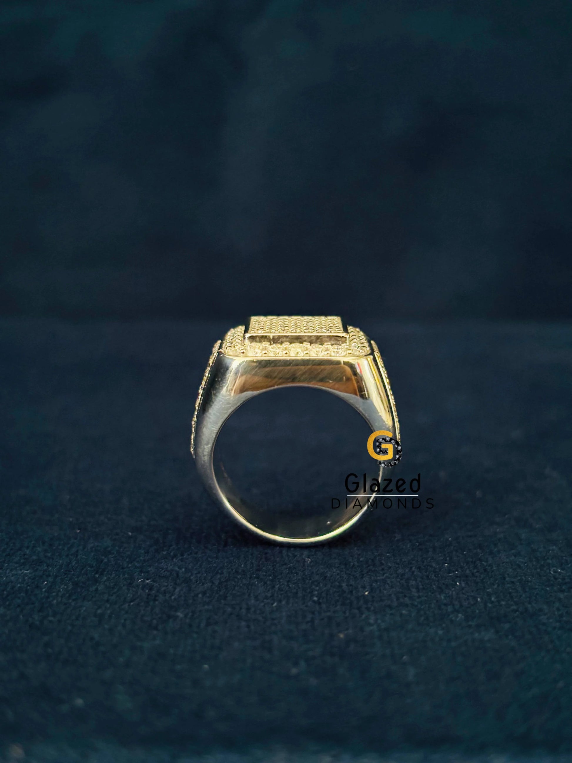 VVS Moissanite Iced Out Stainless Steel Hip Hop Ring