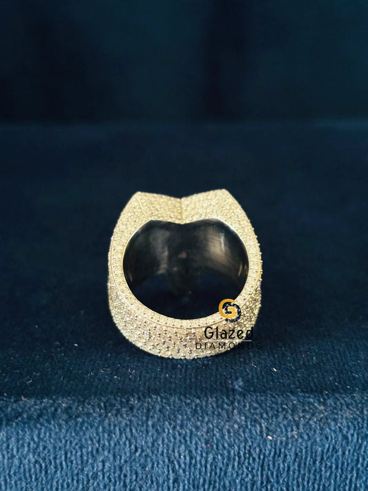 VVS Moissanite Star Hip Hop Ring for Men