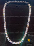 VVS Moissanite tennis necklace