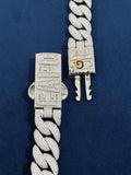 VVS Round_Baguette Moissanite Diamond Studded Hip Hop Chain