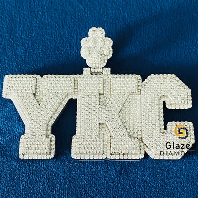 VVS Round Moissanite Custom Letter Hip Hop Pendant
