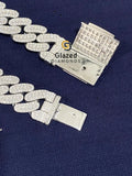 VVs Moissanite D Colorless Hip Hop Cuban Link Chain