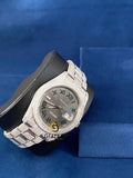 VVs Moissanite D Colorless Moissanite Roman Dial Watch