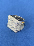 VVs Moissanite Diamond Studded Hip Hop Ring