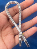 VVs Princess Moissanite Tennis Link Hip Hop Bracelet