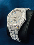 VVs Round Moissanite Fully Iced Out D Colorless Watch