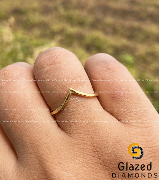 V Thumb Ring For Women