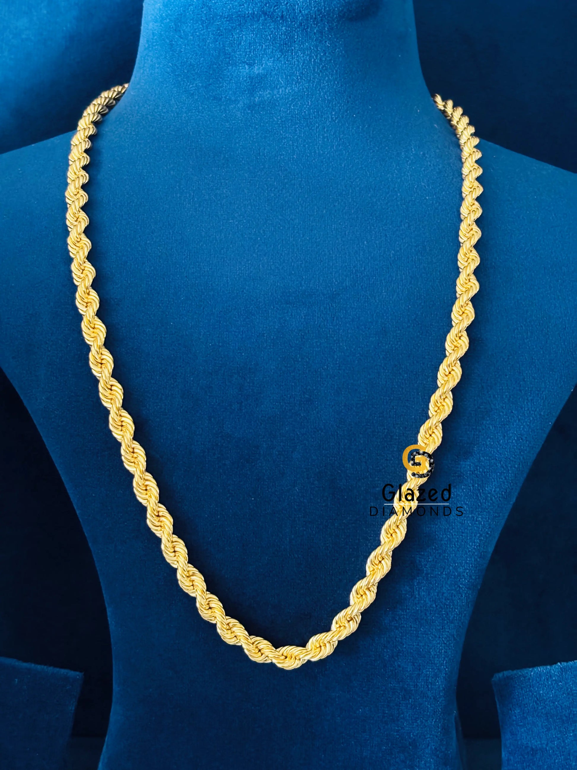 Yellow Gold Rope Chain