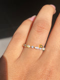 4 CT Radiant Cut Bubble Band Moissanite Wedding Bridal Ring Set For Her