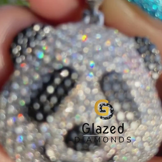 Panda Pave Diamond Pendant